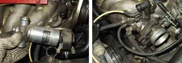 снятие дроссельной заслонки